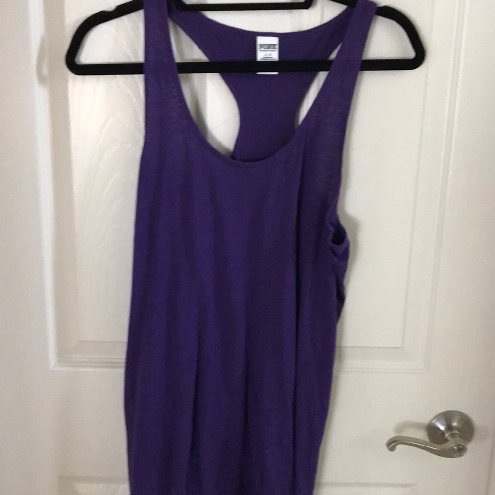 VS PINK purple tank top